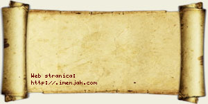 Adam Pljakić vizit kartica